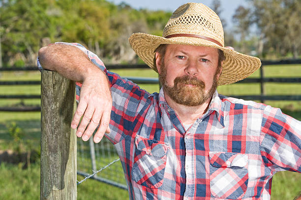 istock Portrait of a concerned farmer 147675798