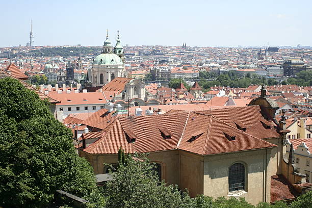 istock Prague Roof tops 147676097