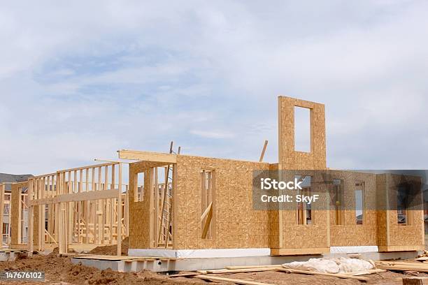 Home Construction Stock Photo - Download Image Now - Architecture, Building Exterior, Built Structure