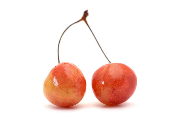 istock The Fresh sweet cherry on a white background 147676679