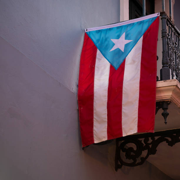 istock Puerto Rican Flag on a balcony 1476767710