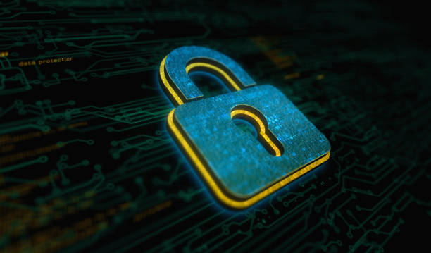 istock Cyber security and digital computer protection symbol digital concept 3d illustration 1476769658