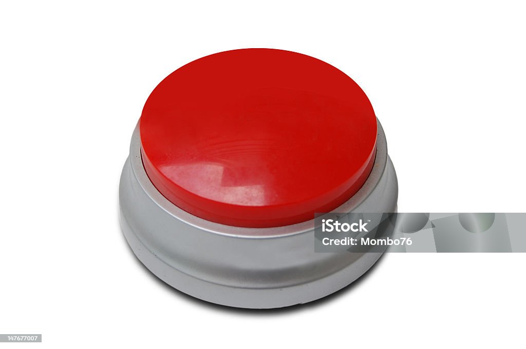 Красный Замок Кнопка экстренной помощи - Стоковые фото Без усилий роялти-фри