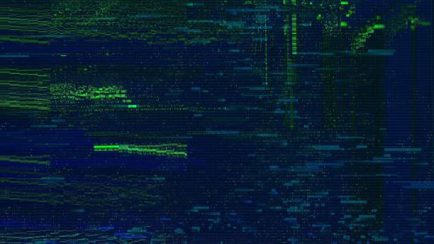 istock Neon Blue and Green Digital Glitch Distortion HUD Background 1476785421