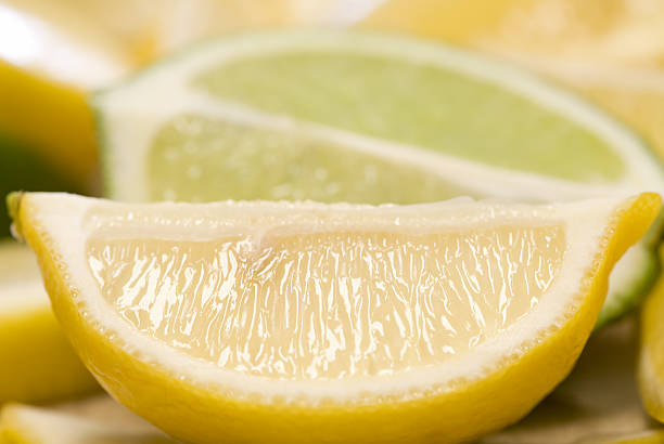 Sliced Lemon stock photo