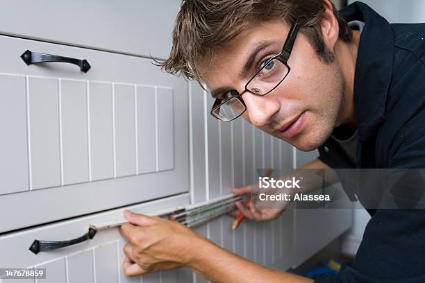 Home Improvement Measuring Stock Photo - Download Image Now - 20-29 Years, 25-29 Years, Accuracy