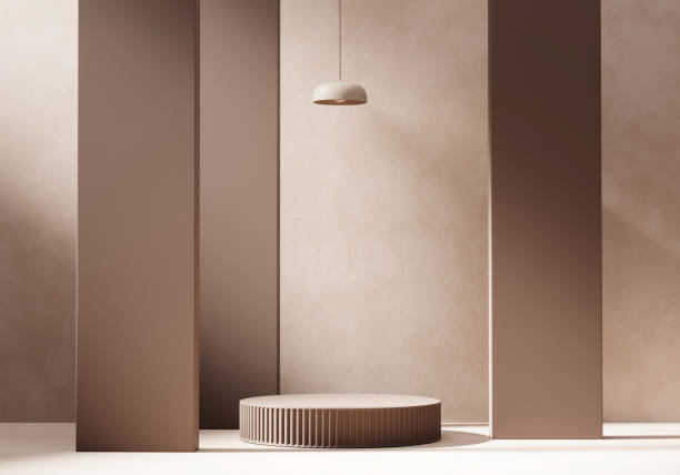istock Abstract Minimal Modern Podium Platform For Product Display Showcase 3D Rendering 1476791307