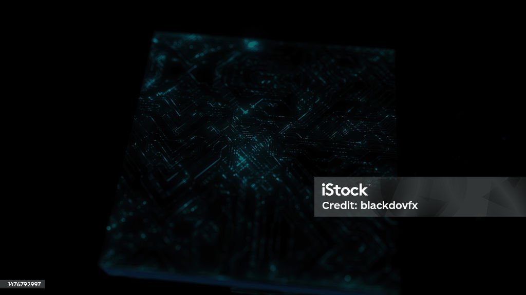 Digital Abstract Processing Information Inside Technological ...