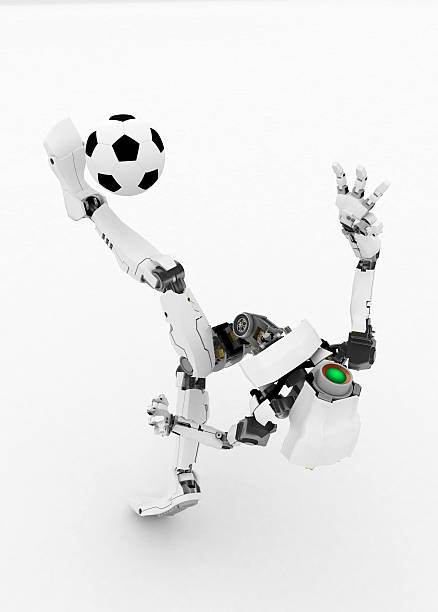 istock Slim Robot, Soccer Ball 147679336