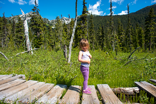 Best hikes in Whistler, Canada. Kids spending time in nature.