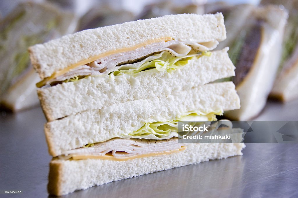 Truthahn-Sandwich - Lizenzfrei Brotsorte Stock-Foto