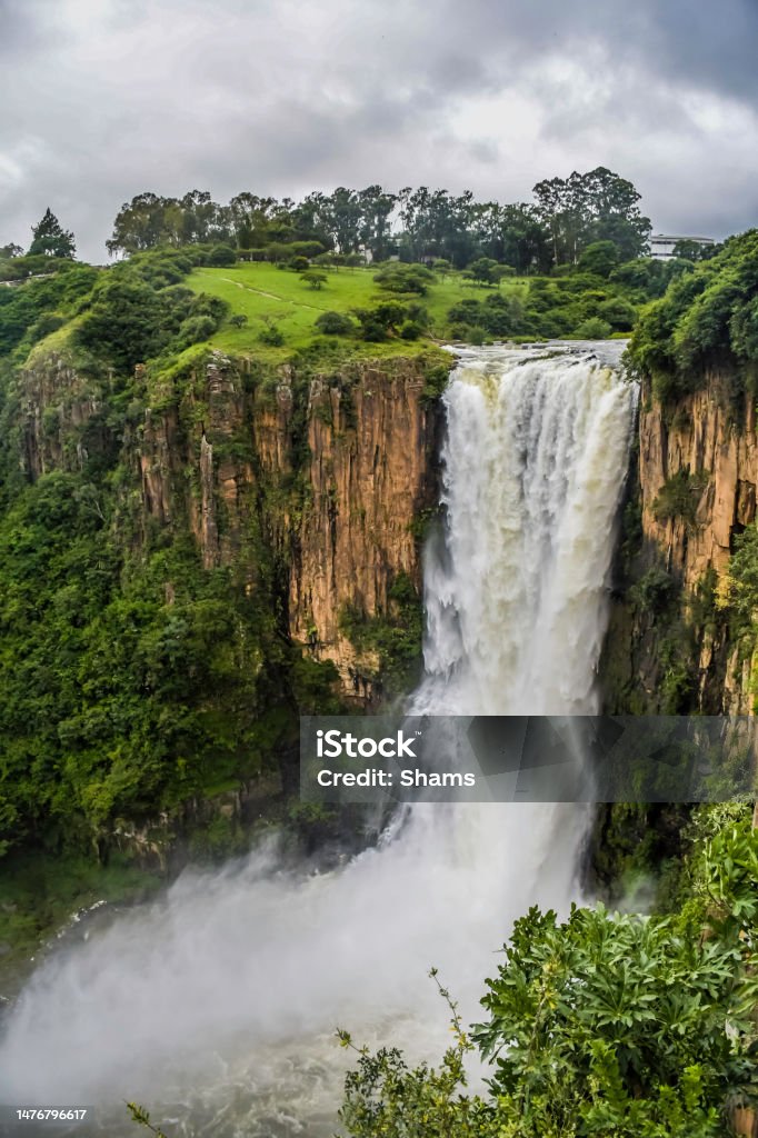 Hewick Fall Howick Falls Waterfall On Umgeni River In Kzn Midlands Stock Photo ...