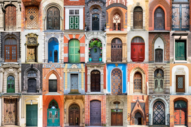 istock Various doors. Photo collage and travel concept 1476798165