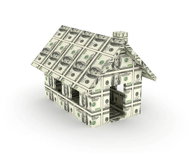 istock Dollar Toy House 147679858