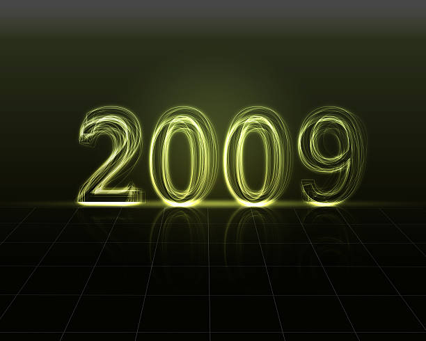 The Year 2009 stock photo