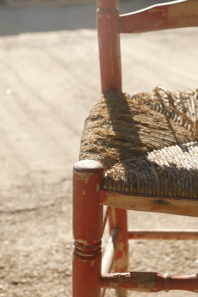 istock old chairs made of wicker and wood 1476802339