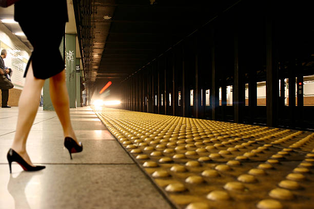 istock Business Woman in Subway 147680449