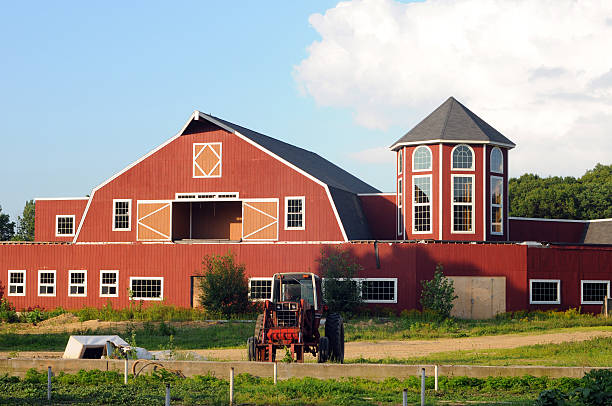 istock Farmhouse and Land 147680540