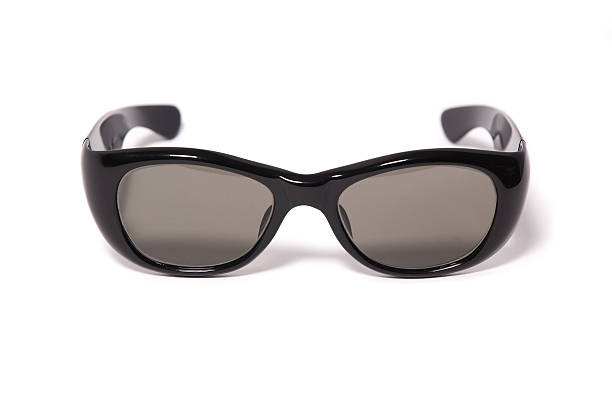 istock Black vintage 1960s sunglasses on white background 147681017