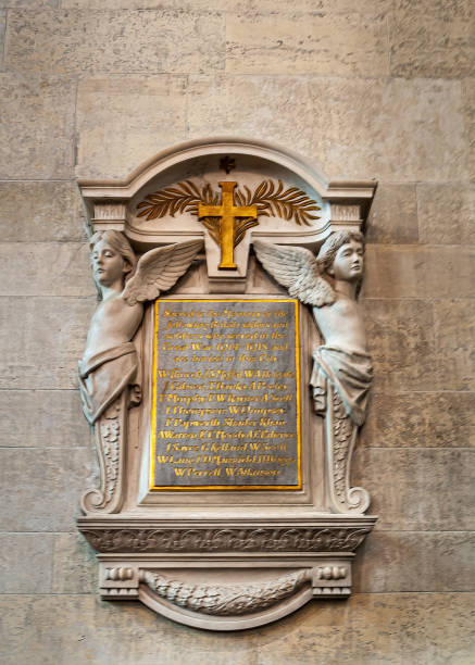 istock Epitaph inside Saint Albans church, Copenhagen, Denmark 1476813075