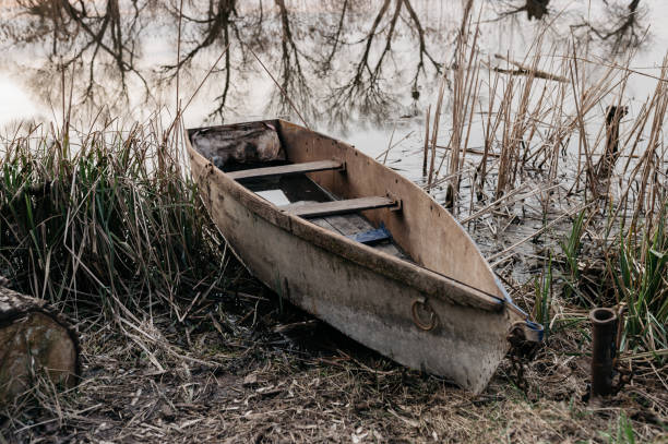 Old wooden boat