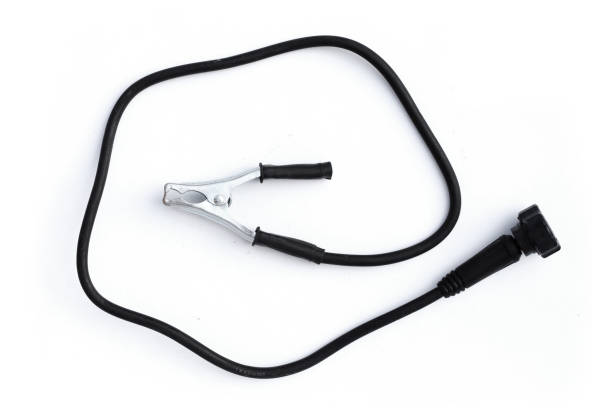 istock Welding equipment on white background. Welding ground clamp 1476824079