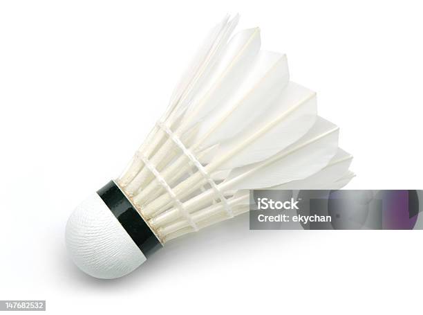 Volante Foto de stock y más banco de imágenes de Pluma de bádminton - Pluma de bádminton, Bádminton - Deporte, Recortable