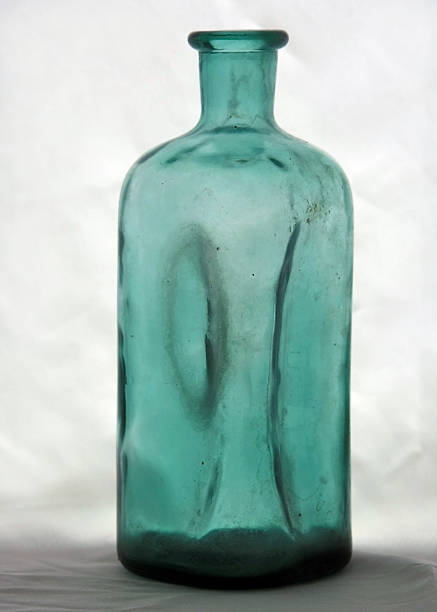 istock Vintage Green Liquor Bottle 147683144