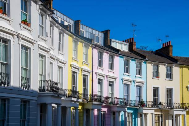 istock Colorfull Houses on Chalcot Crescent, Primrose Hill 1476832298