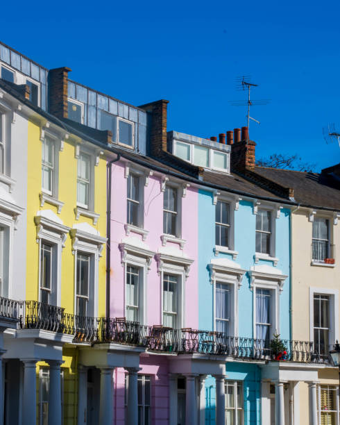istock Colorfull Houses on Chalcot Crescent, Primrose Hill 1476832368