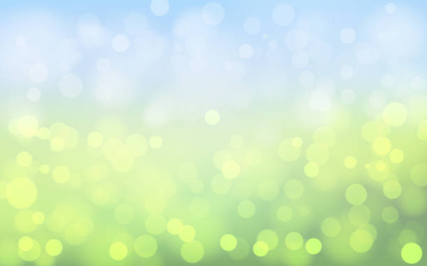 istock Abstract Blurred Bokeh Green Garden Background. stock illustration 1476833365