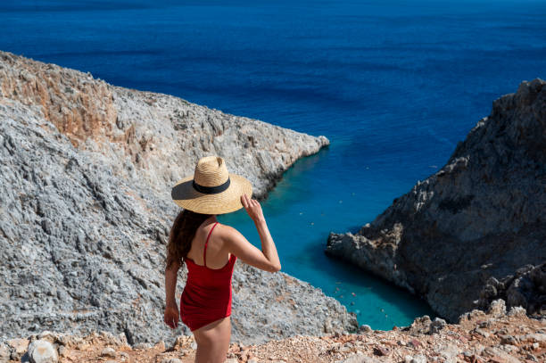 istock Woman exploring the Greek Islands 1476841547