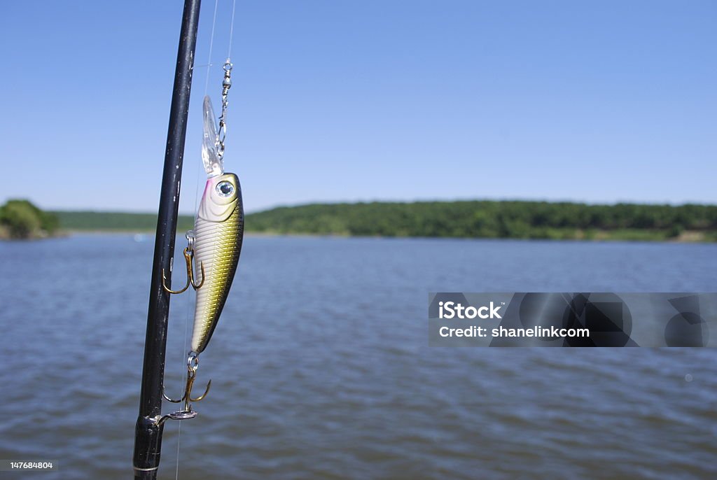 Pesca Lure fundo - Foto de stock de Anzol de pesca royalty-free
