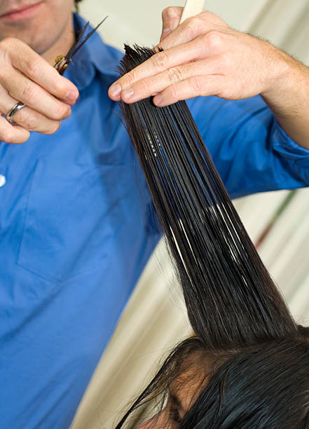 Haircut stock photo