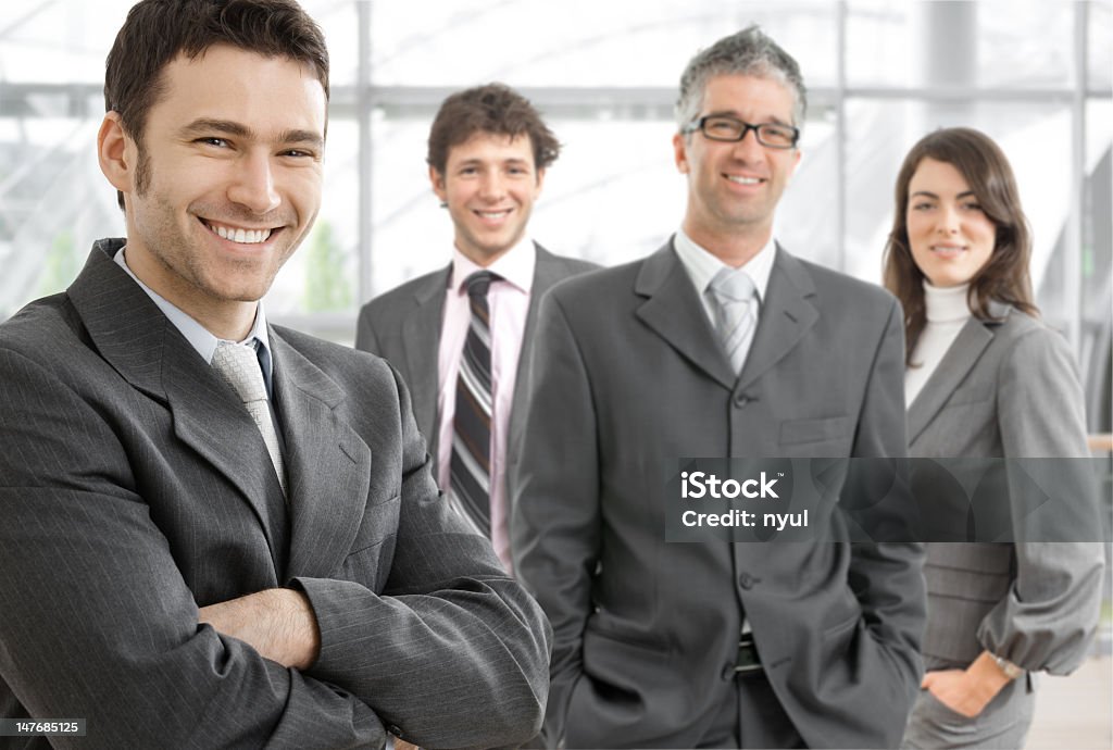 Felice business team - Foto stock royalty-free di 25-29 anni
