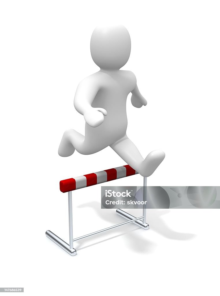 남자 뛰어내림 이상의 hurdle - 로열티 프리 남자 스톡 사진