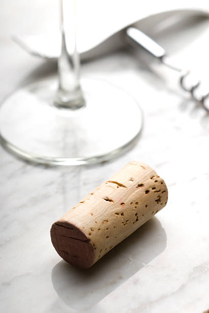 cork wine stock photo