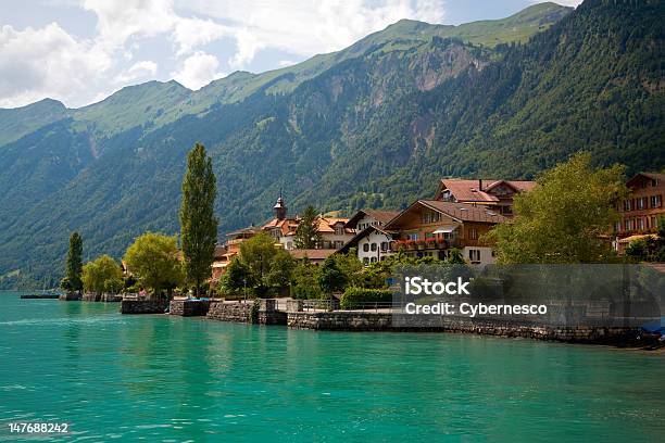 Foto de Município De Brienz Berna Suíça e mais fotos de stock de Aldeia - Aldeia, Alpes europeus, Azul