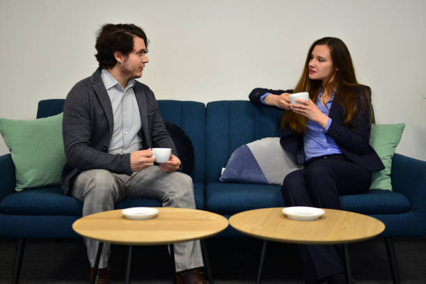 istock It is time to discuss new ideas over a cup of coffee. 1476886494