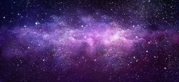 istock Cosmic illustration. Beautiful colorful space background. Watercolor Cosmos 1476886975