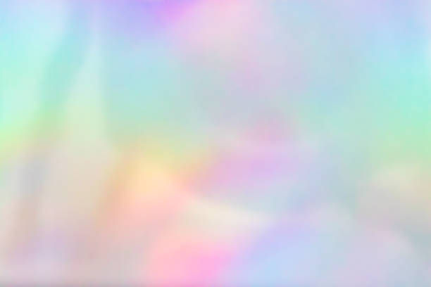 istock Abstract blur holographic rainbow foil iridescent background 1476887787