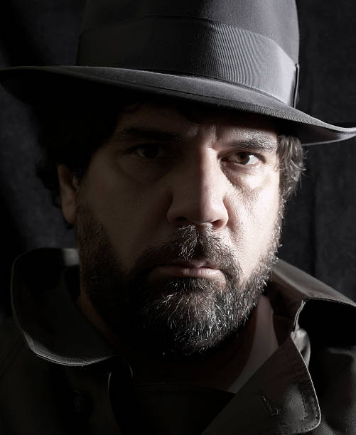 istock Man In Hat and Overcoat - Parly Desaturated 147689507