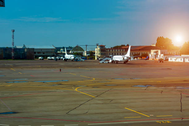 istock A small passenger plane is on the runway at the airport 1476900107