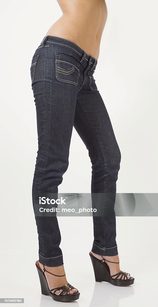 Apenas de jeans - Foto de stock de Adulto royalty-free