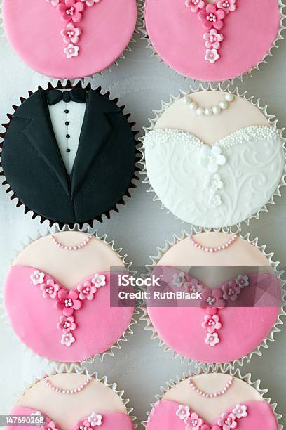 Wedding Party Cupcakes Stock Photo - Download Image Now - Wedding Favor, Cupcake, Wedding