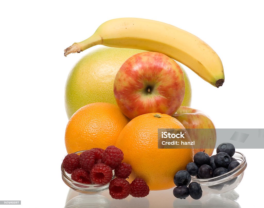 fresh fruit Colorful Grouping of Fresh Fruit isolated on white background Apple - Fruit Stock Photo