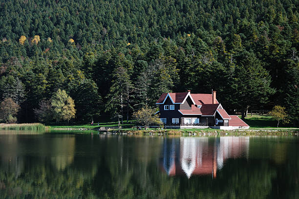 istock Villa near Lake 147690631