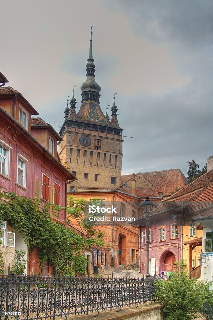 Tour de l'horloge, Sighisoara, la Roumanie. - Photo de Architecture libre de droits