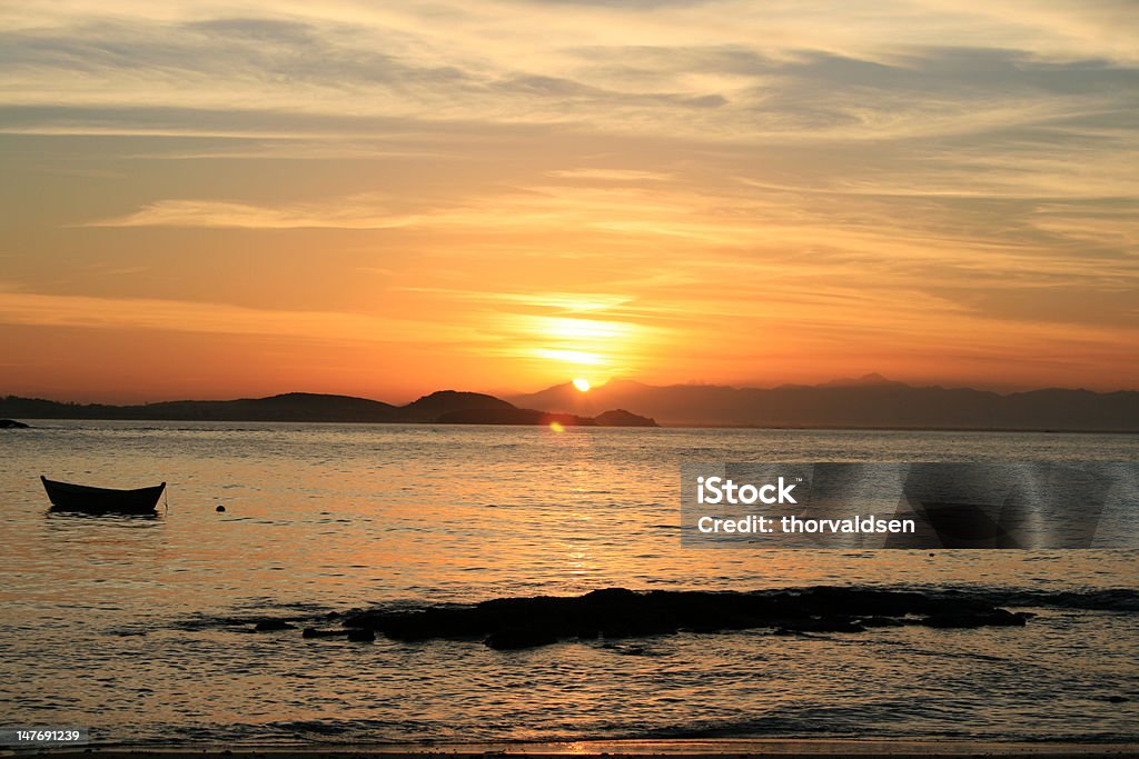 Sunset 1 sunset in BAzios Beach Stock Photo