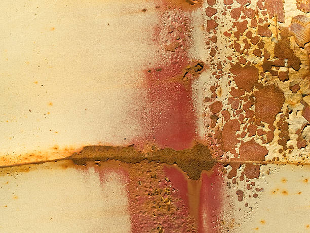 Detail of rusty truck door stock photo